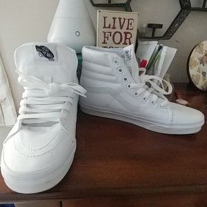 White High Top Vans